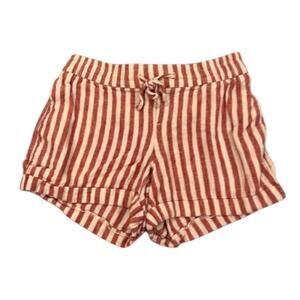 Old Navy Red and White Striped Shorts Women's Size XS